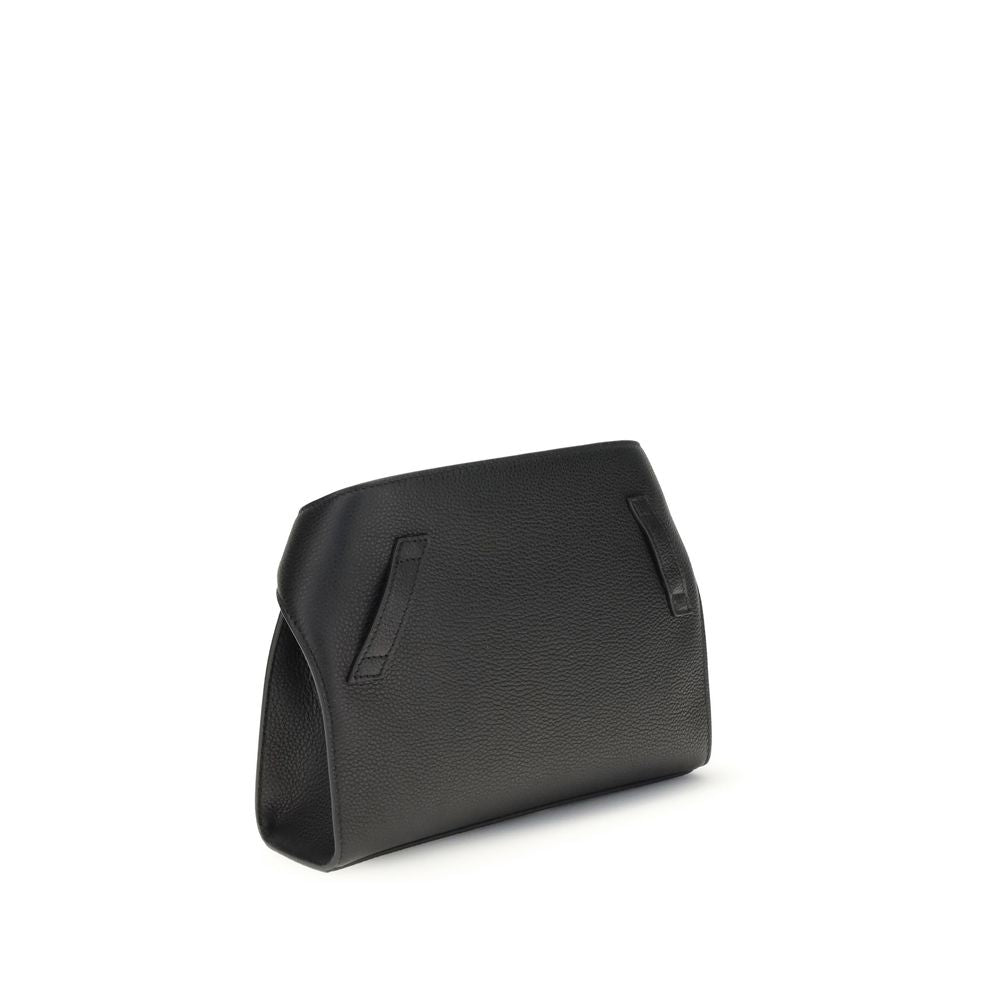 Ferragamo Leather Hug Fanny Pack Mens Clutch Bag
