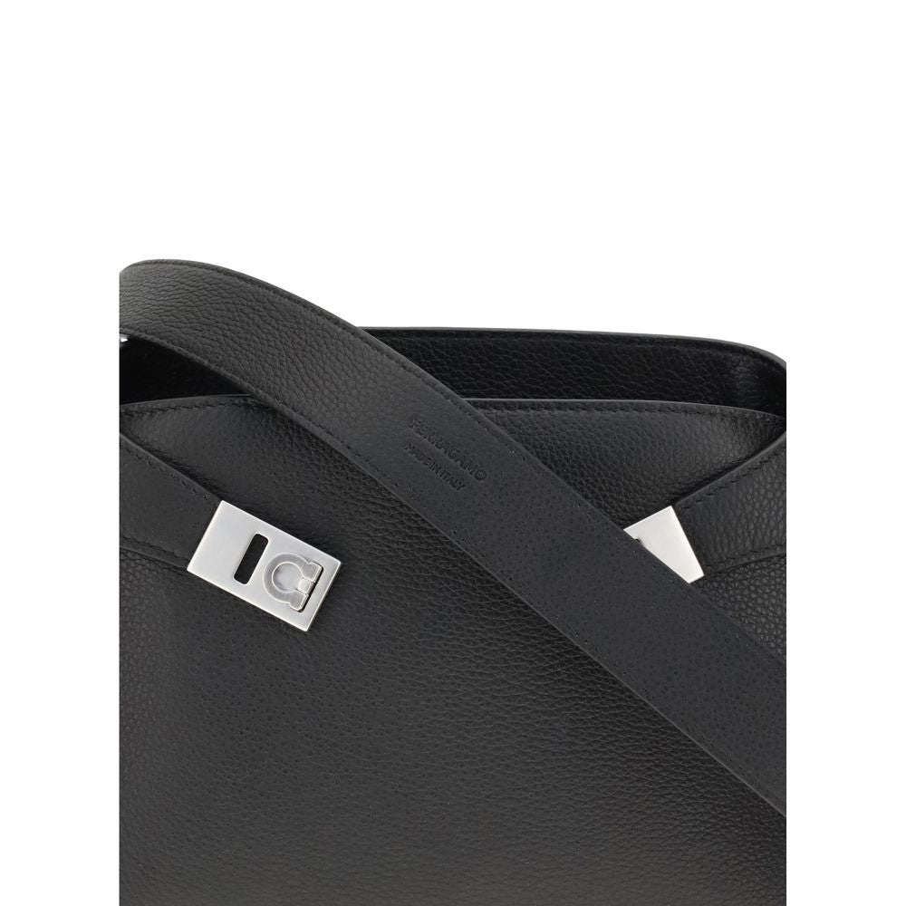 Ferragamo Leather Hug Fanny Pack Mens Clutch Bag