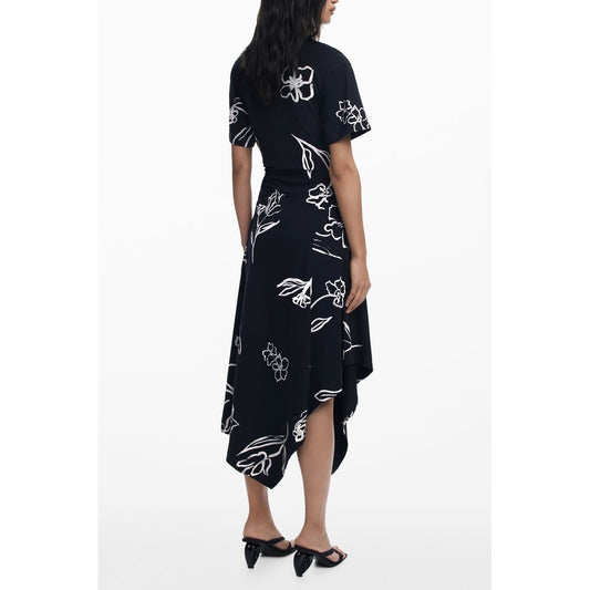 Desigual Black Cotton Dress