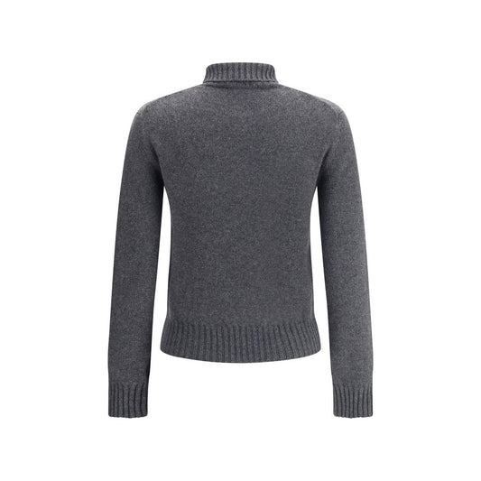 Ami Paris Gray Cashmere Turtleneck