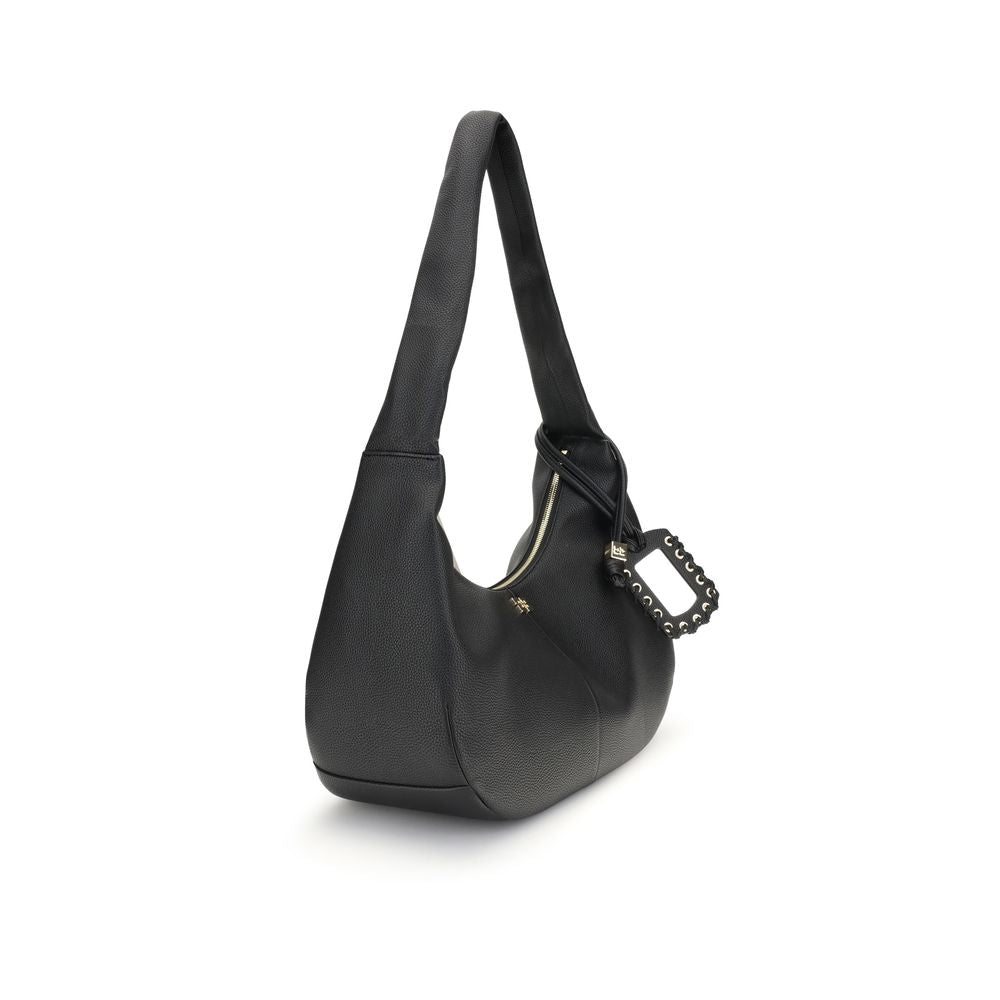 Ganni Leather hobo Shoulder Bag Womens Shoulder Bag