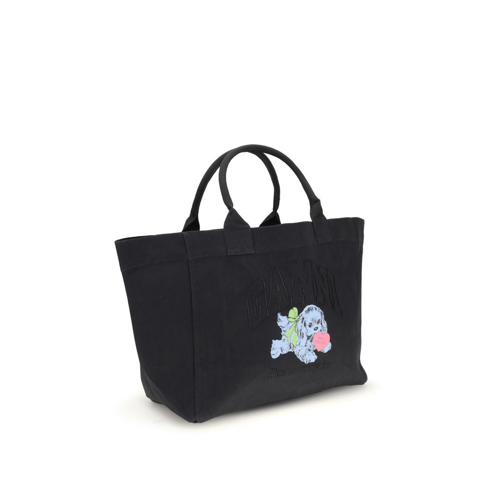 Ganni XXL Puppy Tote Bag Womens Shoulder Bag