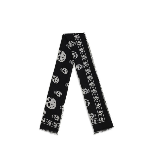 Alexander McQueen Black Modal Scarf