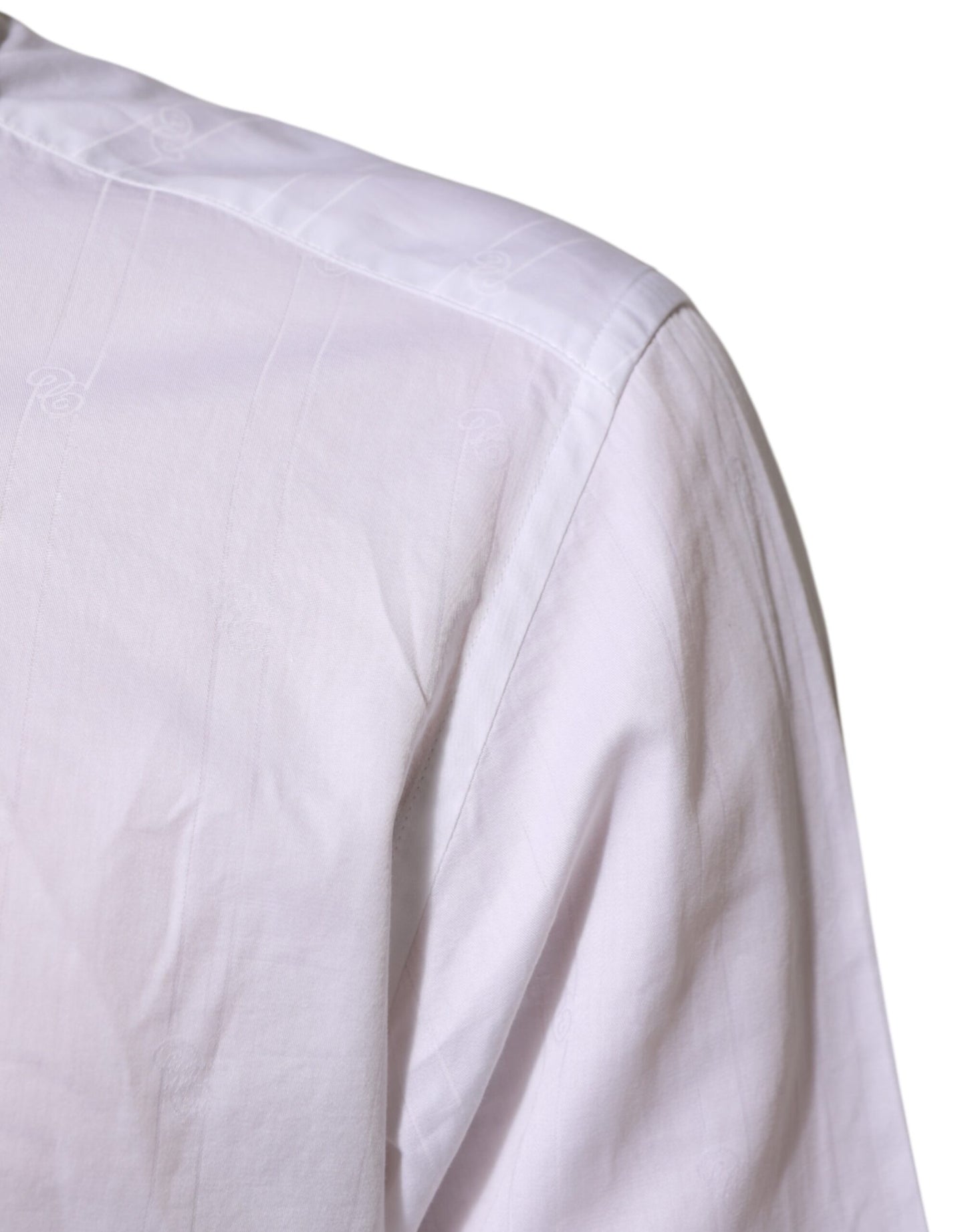Dolce & Gabbana White Cotton MARTINI Men Formal Dress Shirt Mens T-Shirt