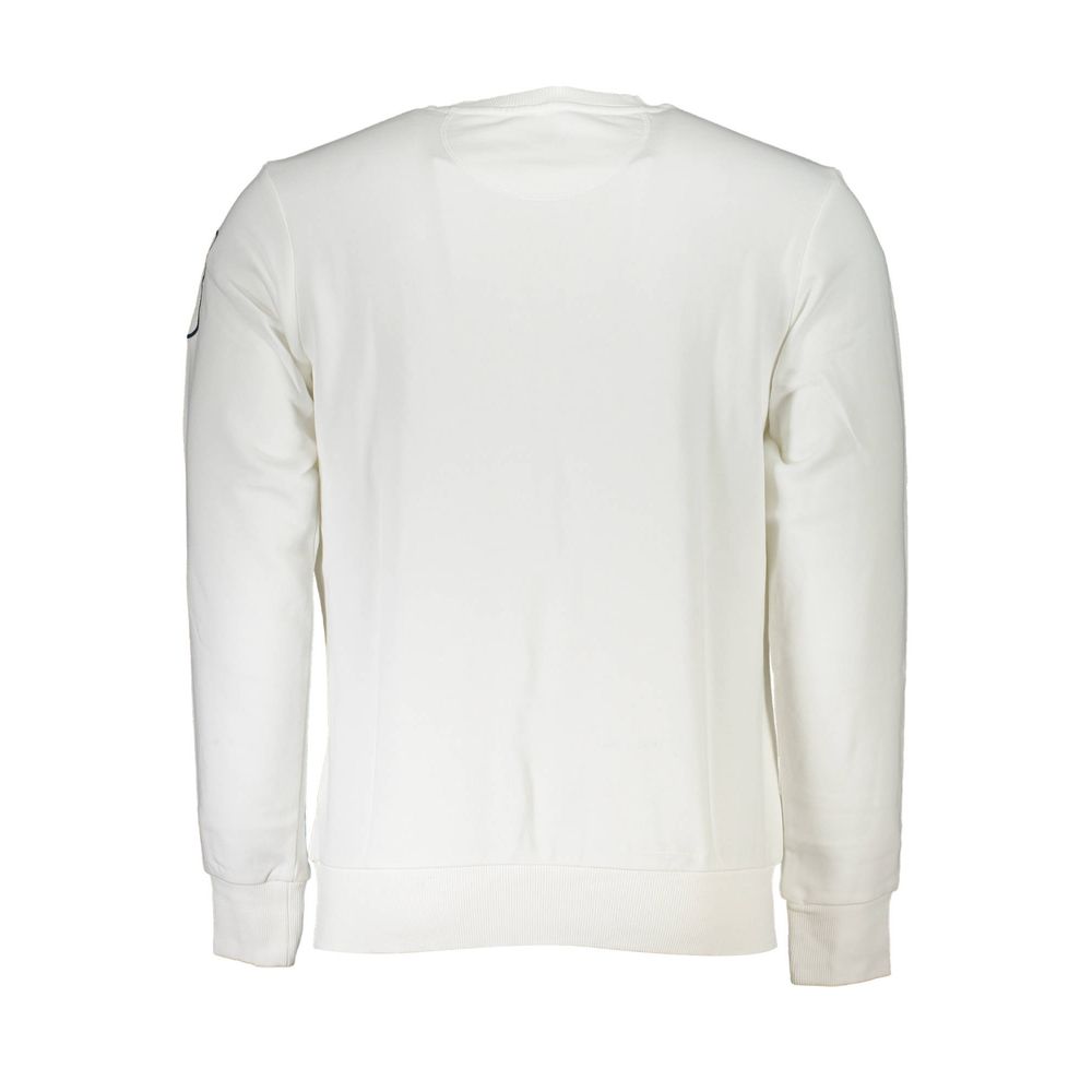 La Martina White Cotton Men's Sweater Mens Sweater