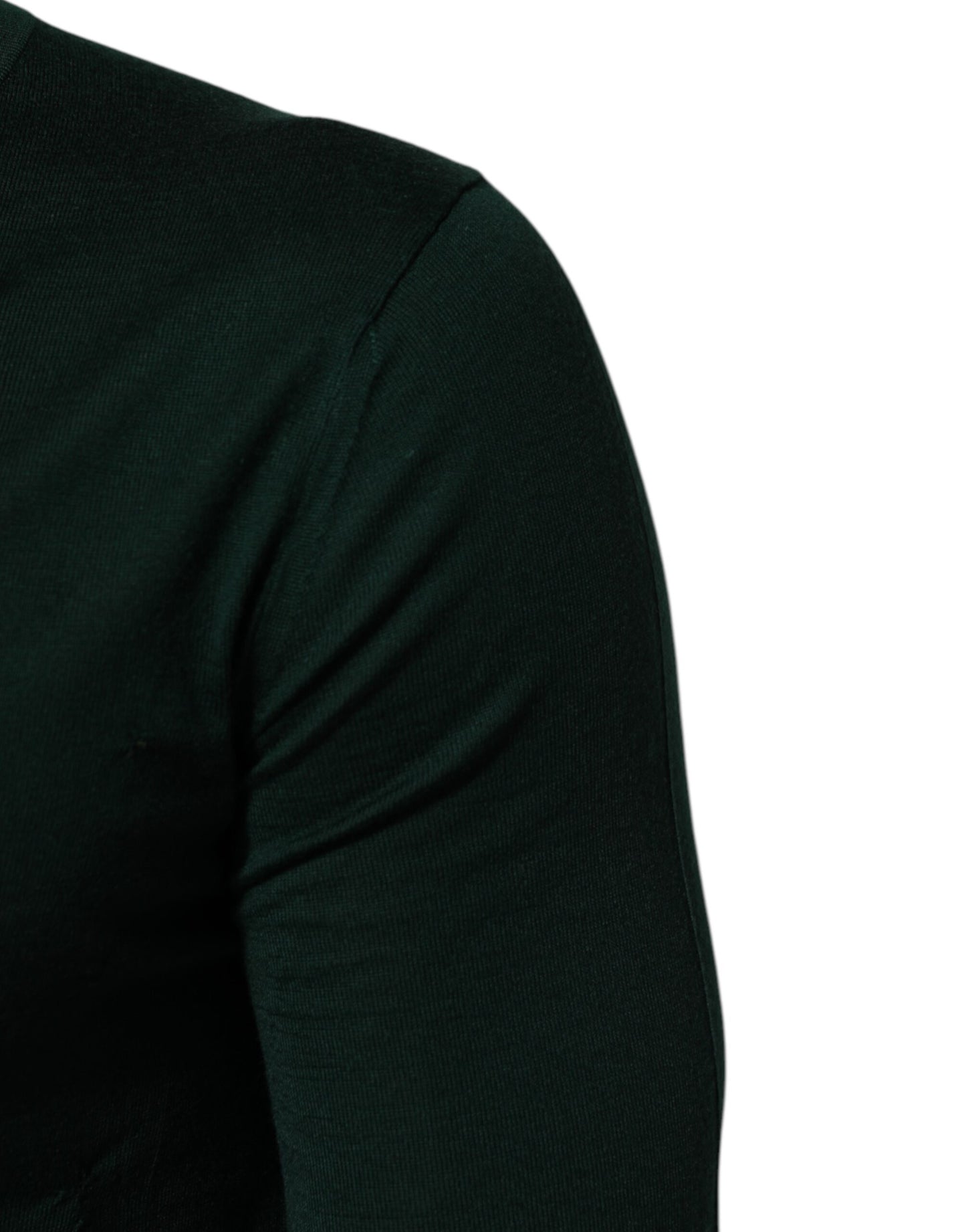 Dolce & Gabbana Dark Green Button Down Men Cardigan Sweater Mens Sweater Mens T-Shirt