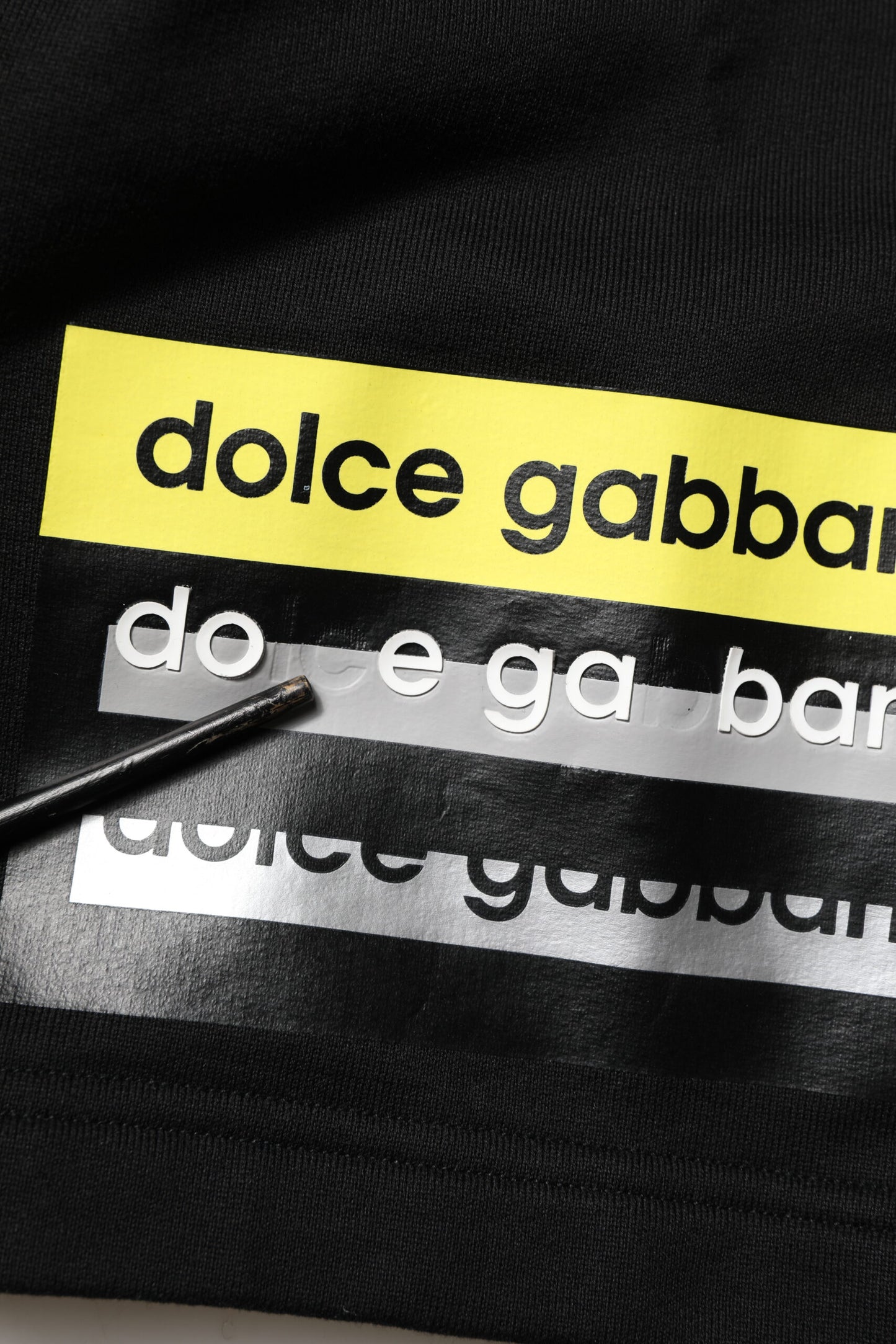 Dolce & Gabbana Black Cotton Mid Waist Casual Bermuda Short Mens Shorts