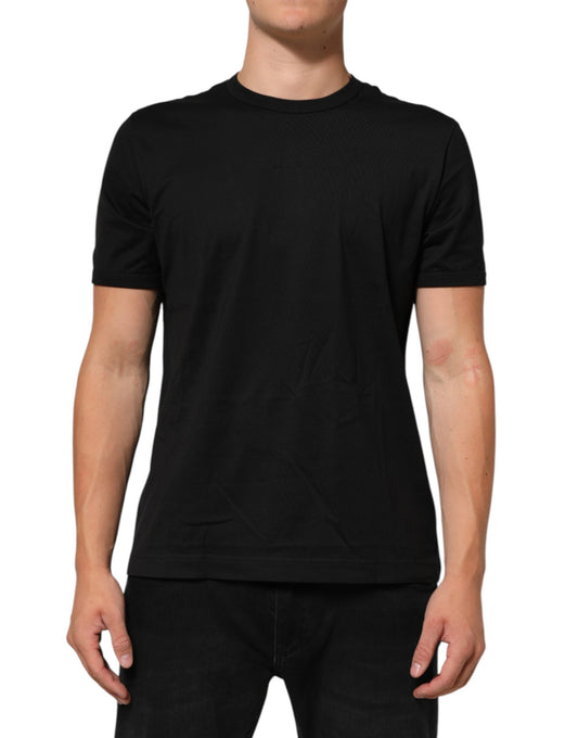 Dolce & Gabbana Black Goodluck 2021 Cotton Crew Neck T-shirt Mens T-Shirt
