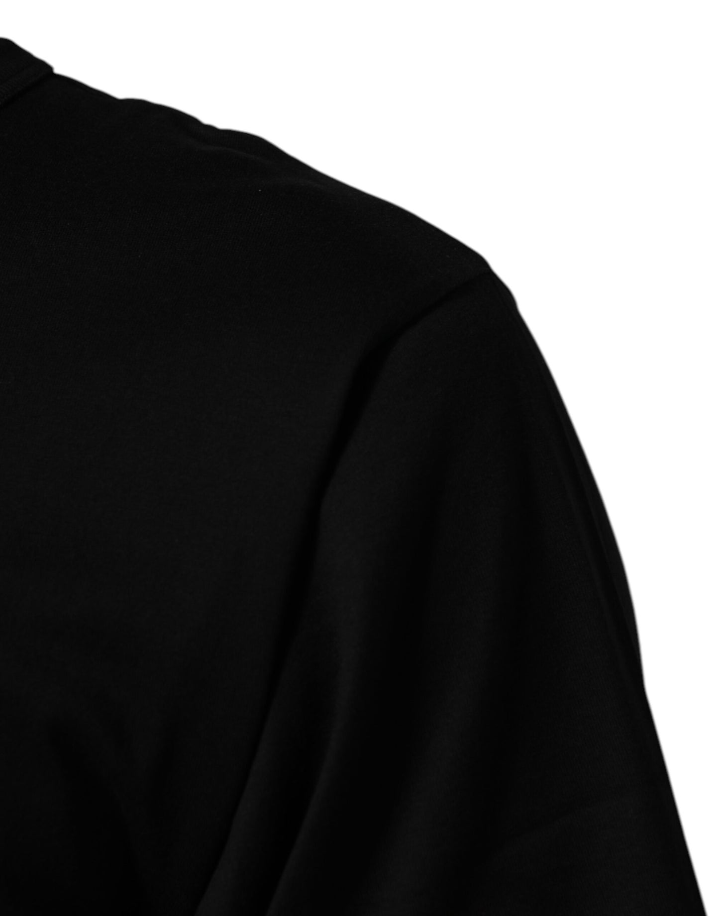 Dolce & Gabbana Black DGRoyals Cotton Men Crew Neck IT T-shirt Mens T-Shirt