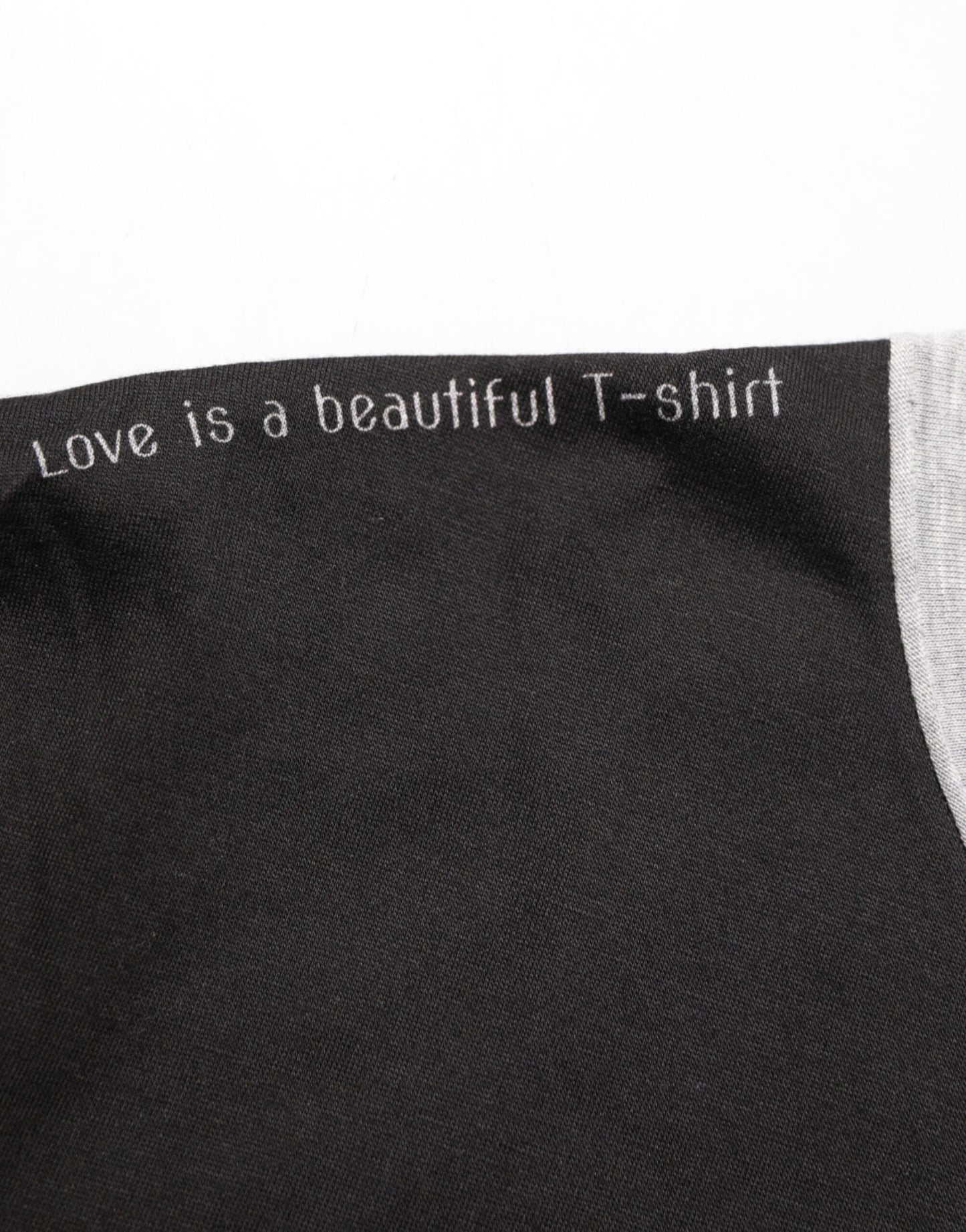 Dolce & Gabbana Black Cotton Logo Print Men Crew Neck T-shirt Mens T-Shirt