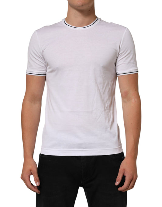 Dolce & Gabbana White Short Sleeves Round Neck Men Underwear T-shirt Mens T-Shirt