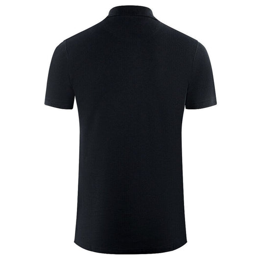 Aquascutum Black Cotton Men's Polo Shirt