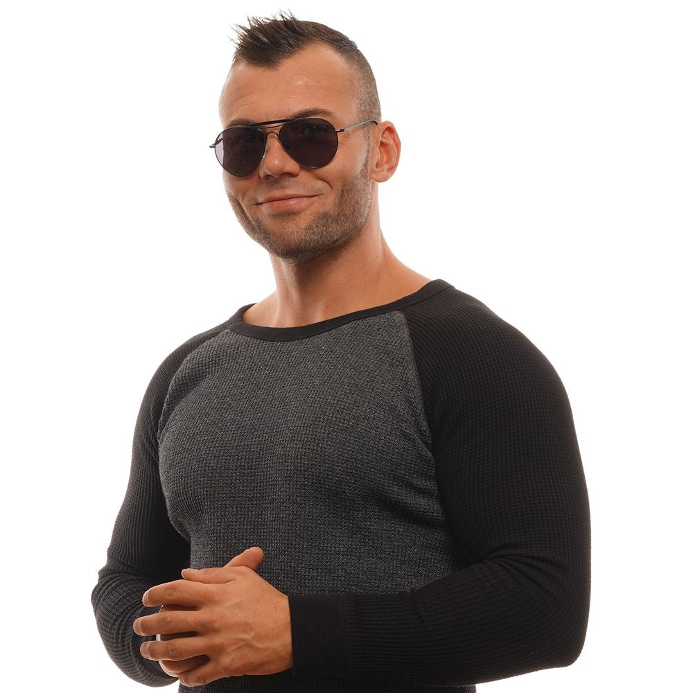 Ermenegildo Zegna Black Titanium Sunglasses