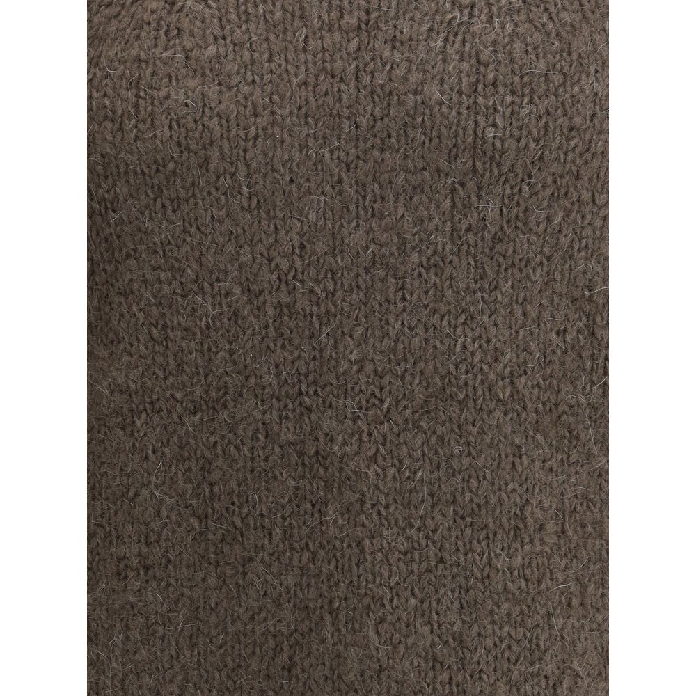 Our Legacy Brown Mohair Sweatshirt Mens Sweater