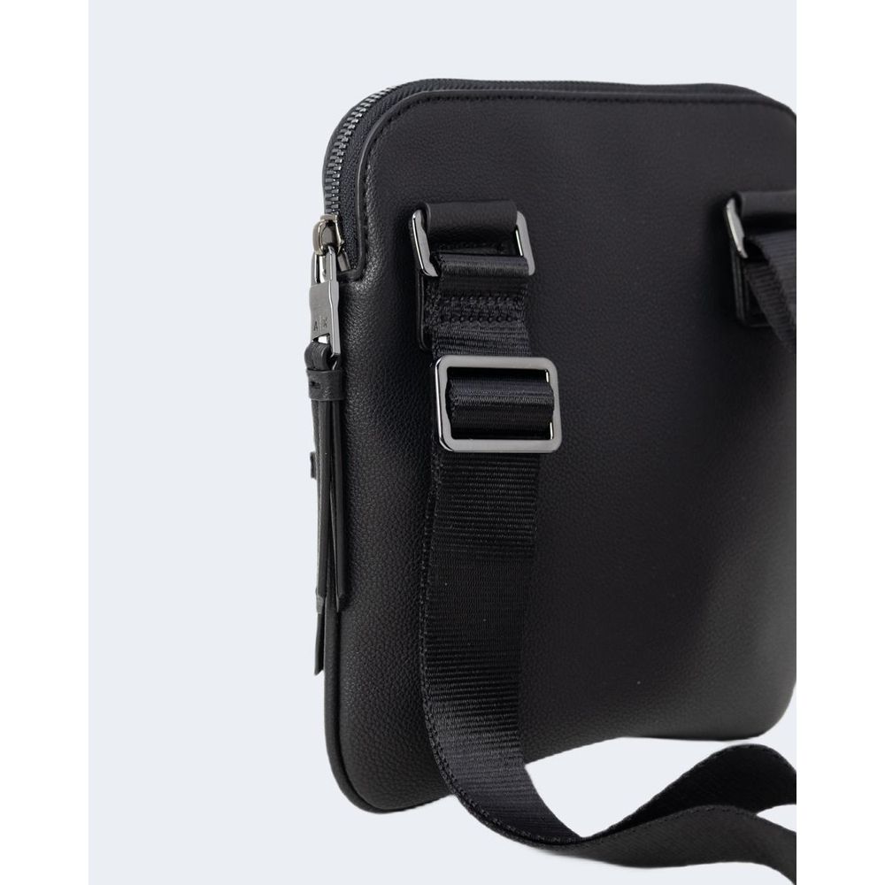 Armani Exchange Black Polyester Messenger Bag Mens Messenger Bag