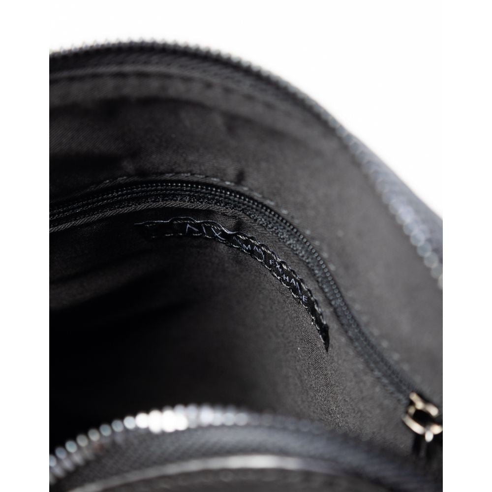 Armani Exchange Black Polyester Messenger Bag Mens Messenger Bag