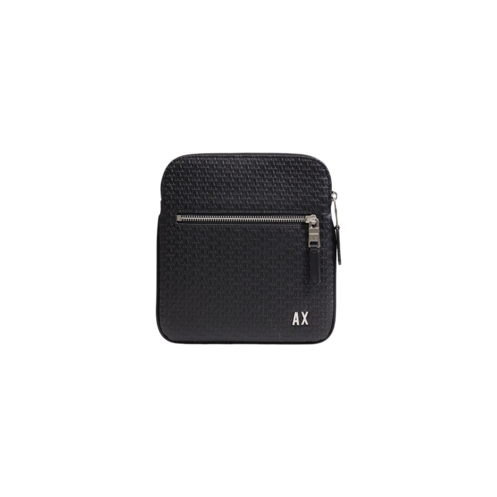 Armani Exchange Black Polyester Messenger Bag Mens Messenger Bag
