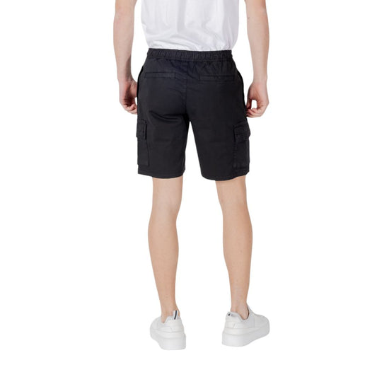 Hugo Boss Black Cotton Bermuda Shorts