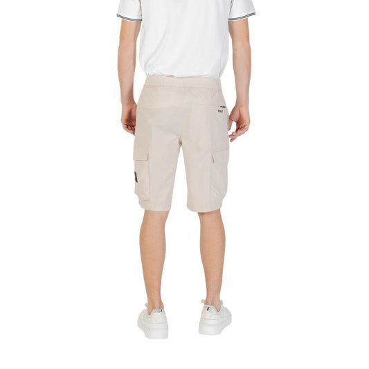 Hugo Boss Beige Polyester Bermuda Shorts Mens Shorts