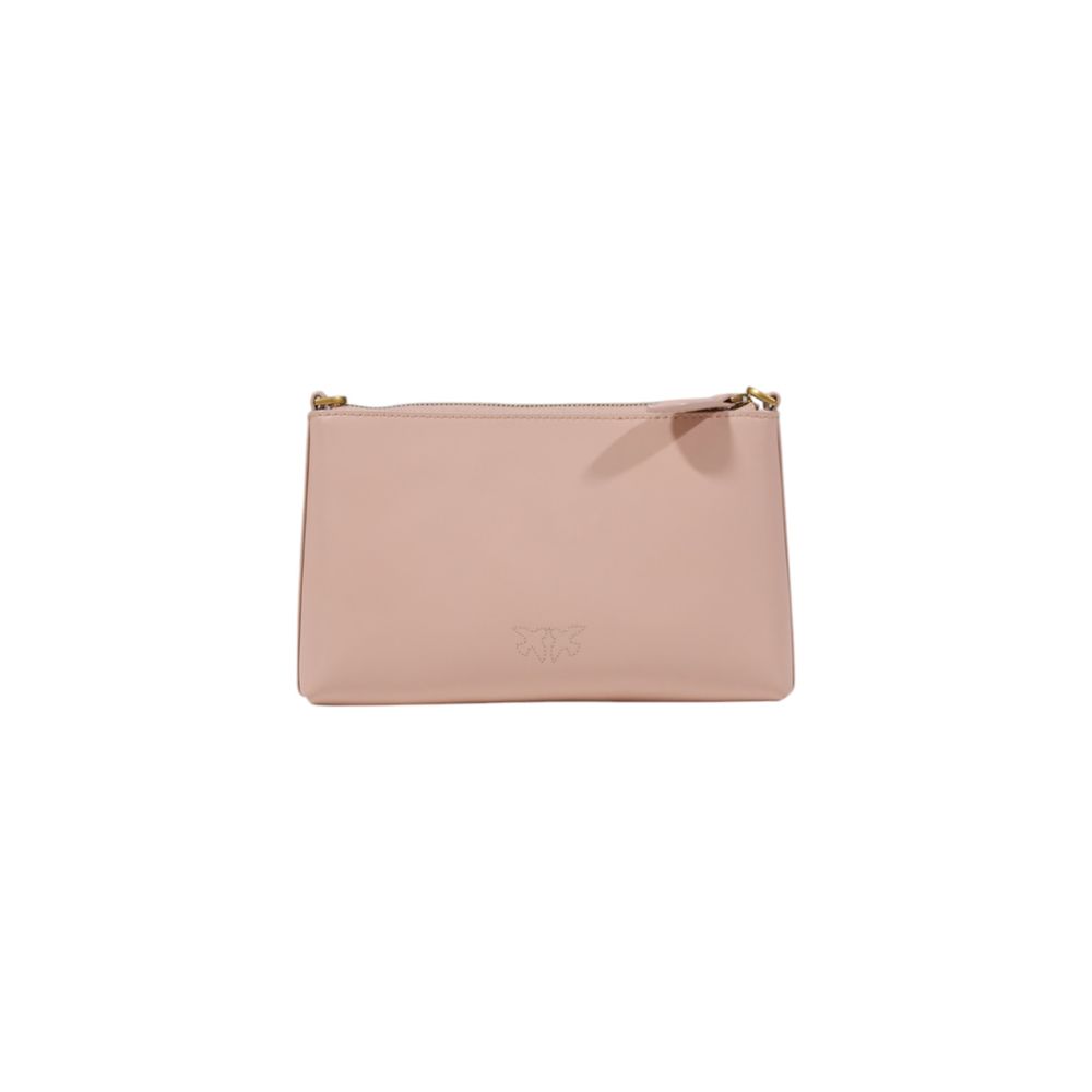 PINKO Pink Leather Clutch Bag Womens Clutch Bag