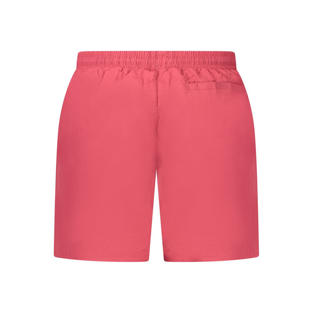 Napapijri Red Polyamide Swimwear Mens Swim