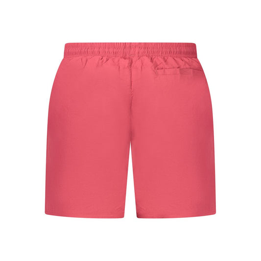 Napapijri Red Polyamide Swimwear Mens Swim