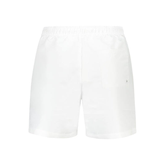 Calvin Klein White Polyester Swimwear Mens Swim