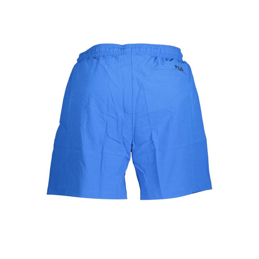 Fila Blu Polyester Mens Swim Trunk Mens Shorts