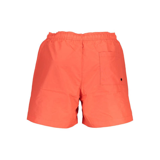 Calvin Klein Red Polyester Swimwear Mens Swim