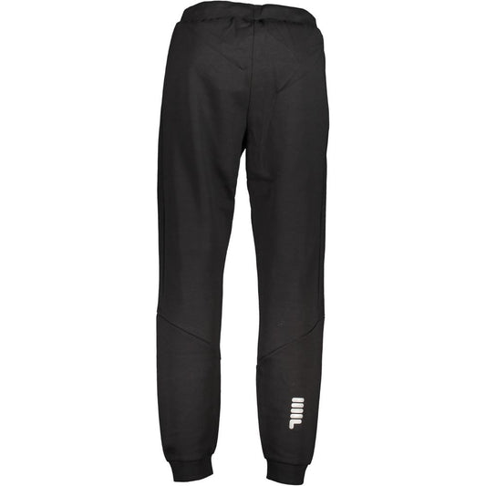 Fila Black Cotton Men's Sweatpant