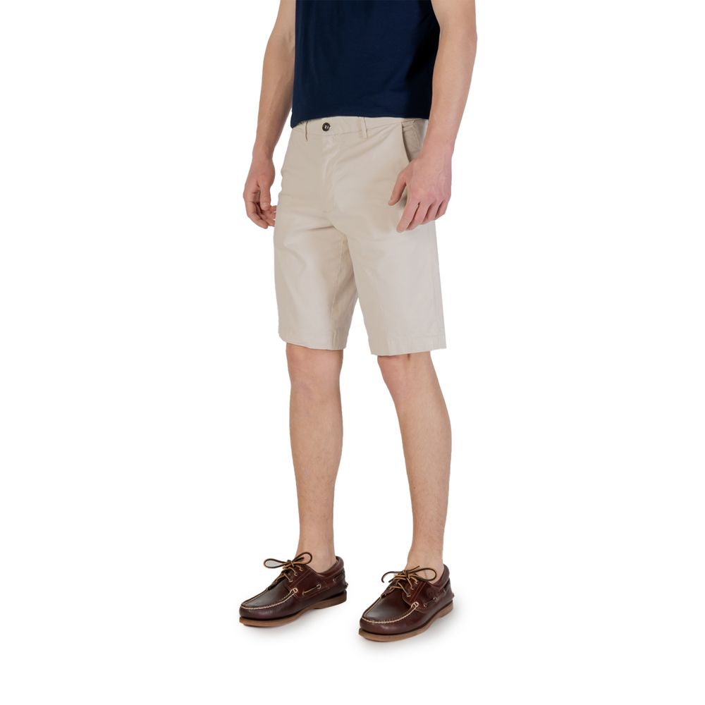 Borghese Bicolor Cotton Bermuda Mens Shorts