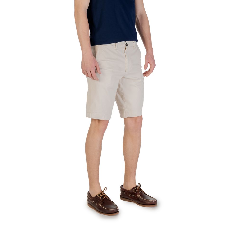 Borghese Bicolor Cotton Bermuda Mens Shorts