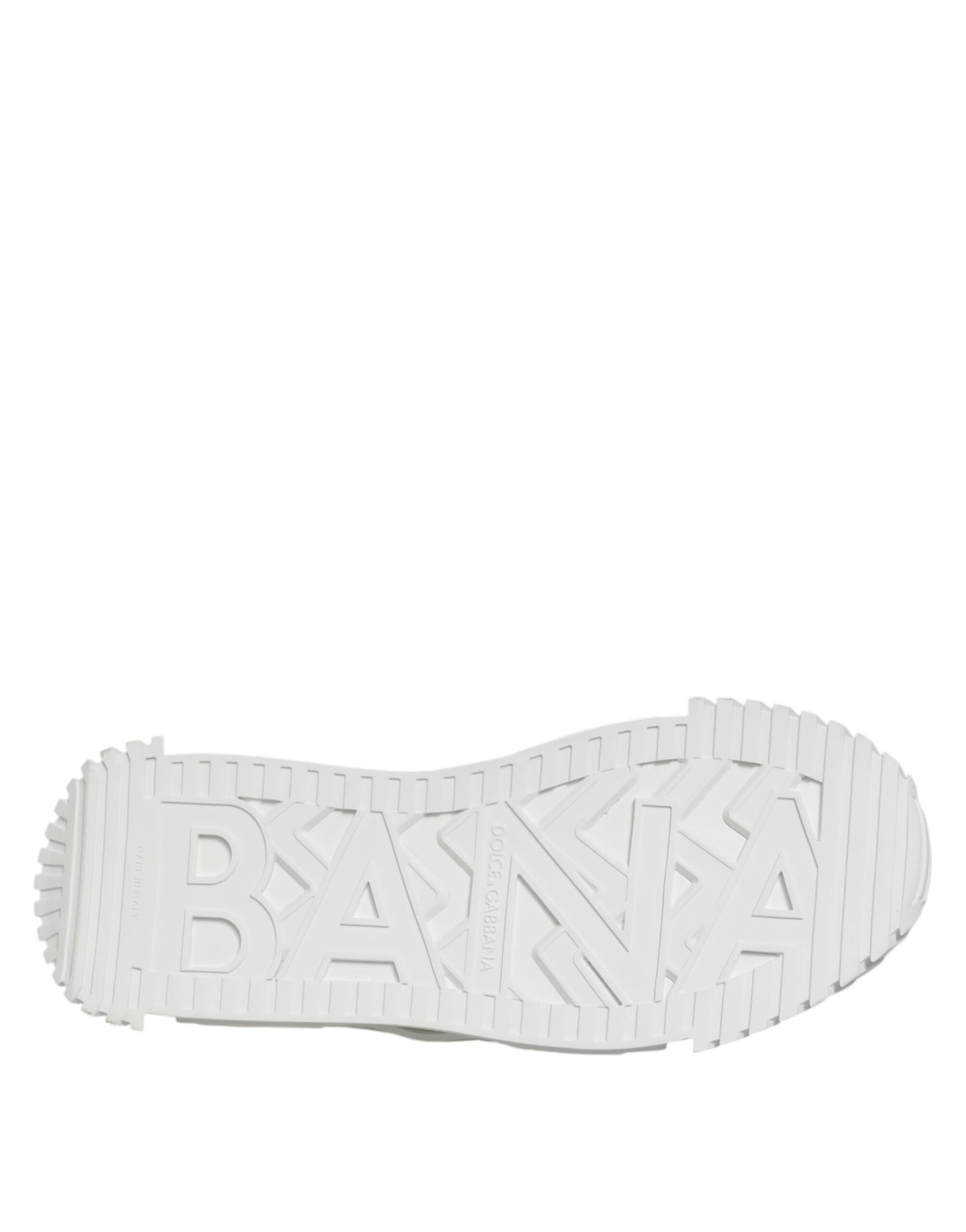 Dolce & Gabbana White Cotton NS1 Low Top Sneaker Shoes