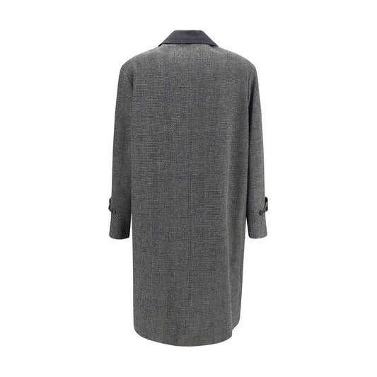 Margiela Gray Fleece Wool Coat Mens Jacket