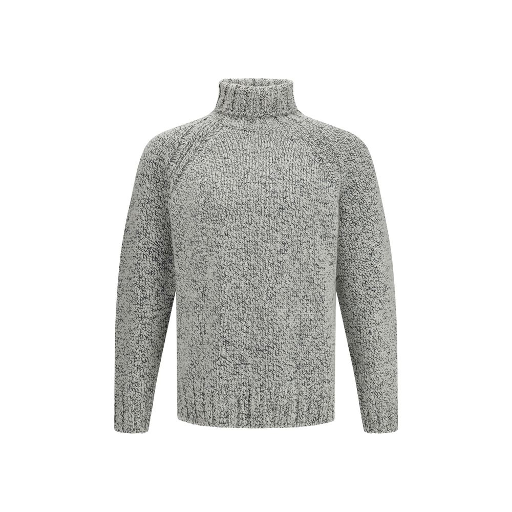 ZEGNA Cashmere and Wool Turtleneck Sweater Mens Sweater