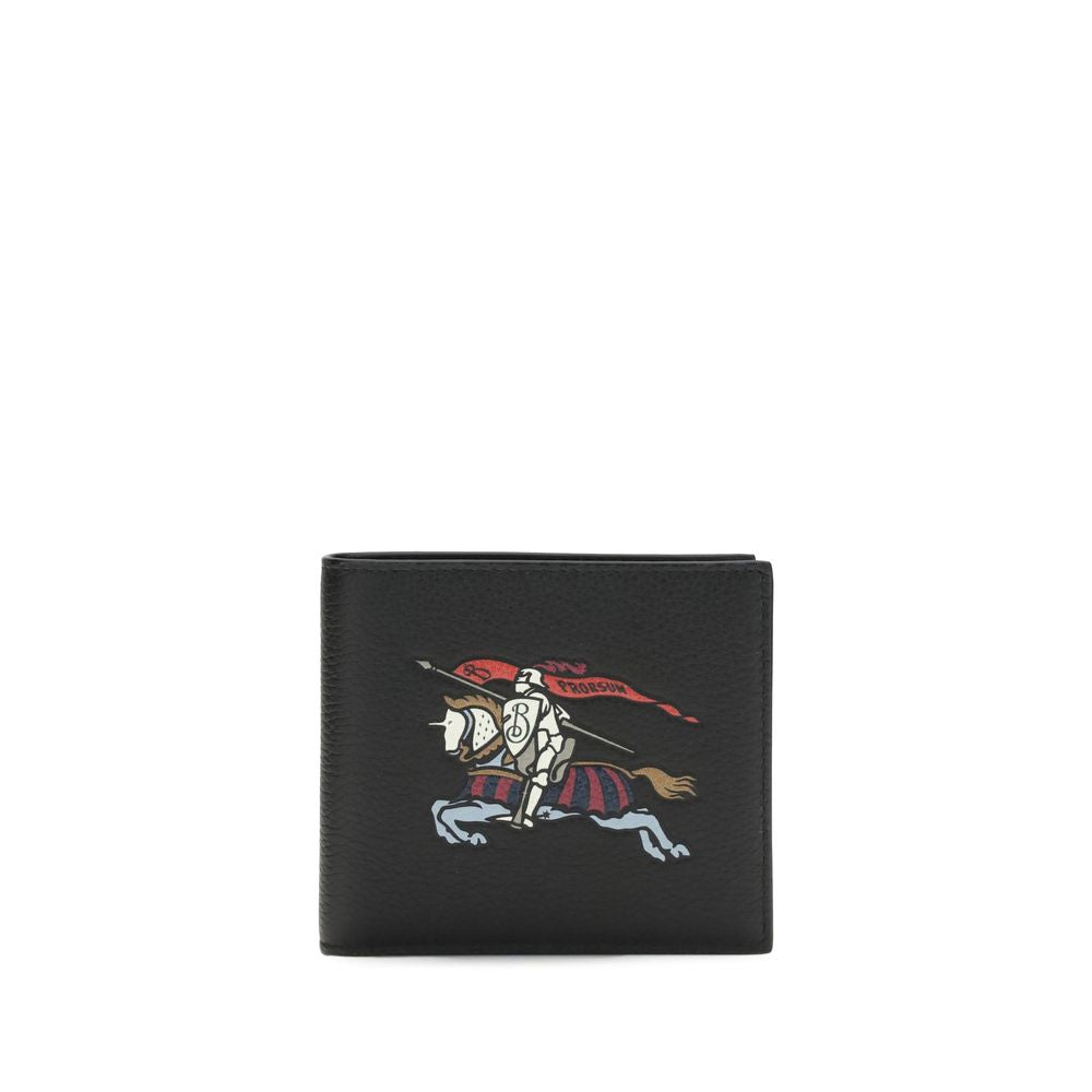 Burberry Black Calf Leather Bos Taurus Wallet