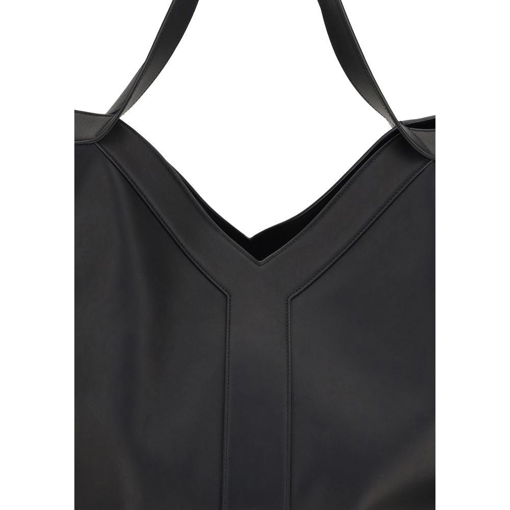 Saint Laurent Black Calf Leather Bos Taurus Shoulder Bag