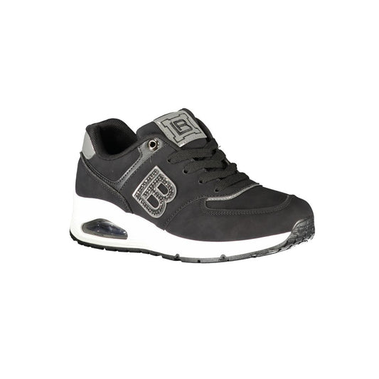 Laura Biagiotti Black Polyester Sneaker