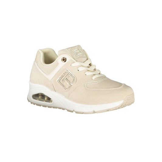 Laura Biagiotti Beige Polyester Sneaker