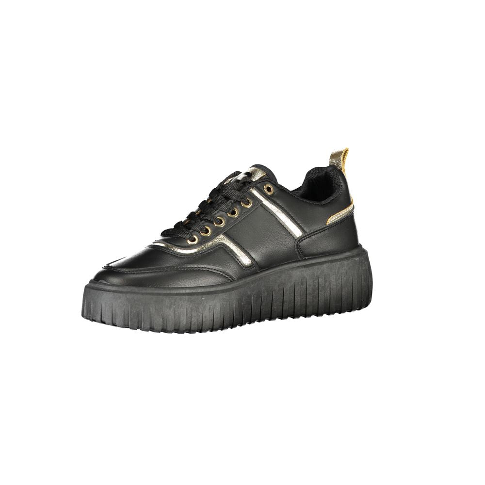 Laura Biagiotti Black Polyester Sneaker