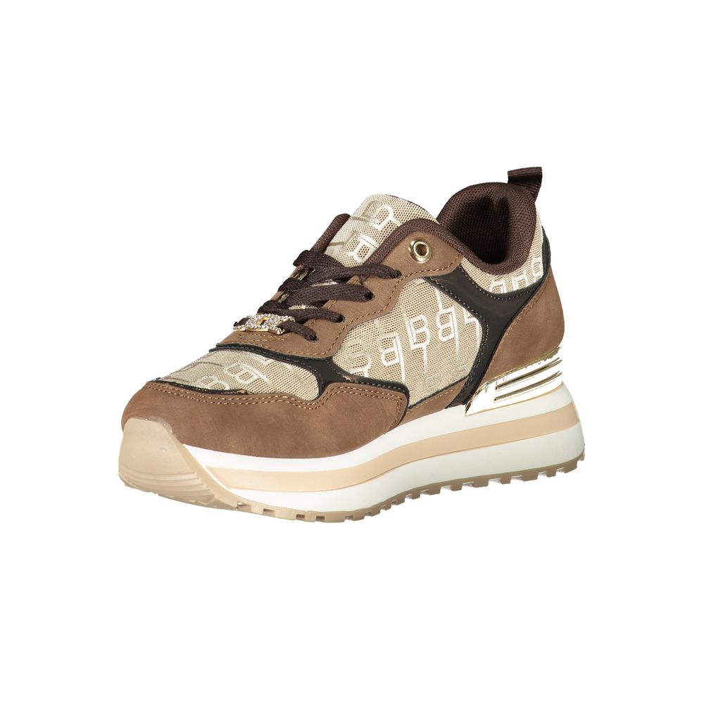 Laura Biagiotti Brown Polyester Sneaker