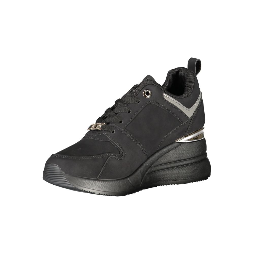 Laura Biagiotti Black Polyester Sneaker