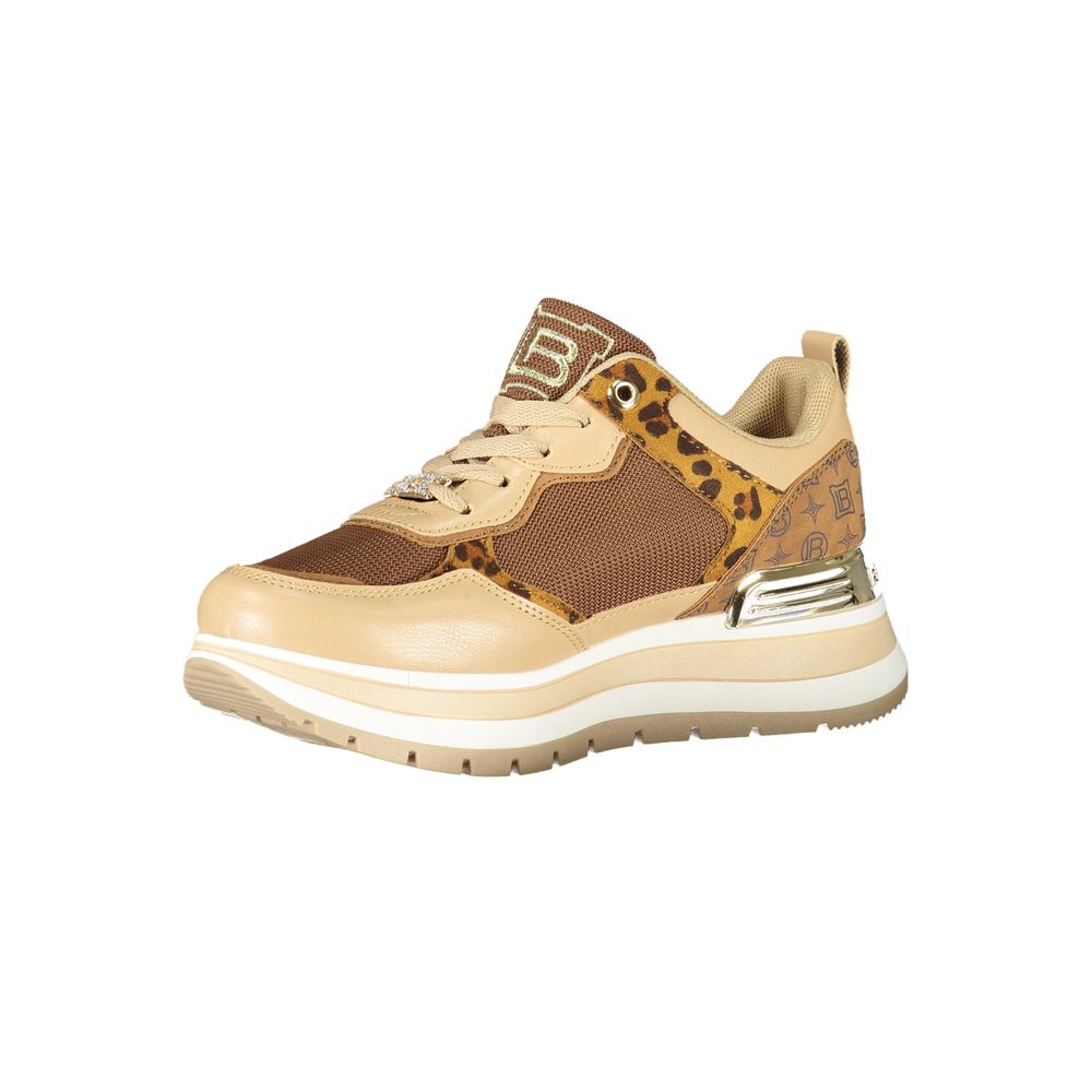 Laura Biagiotti Brown Polyester Sneaker