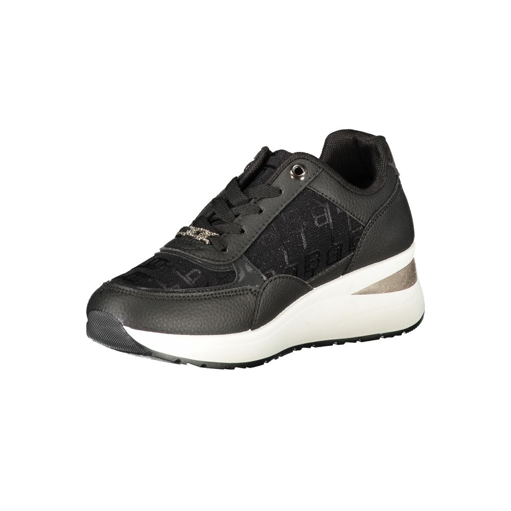 Laura Biagiotti Black Polyurethane Women Sneaker