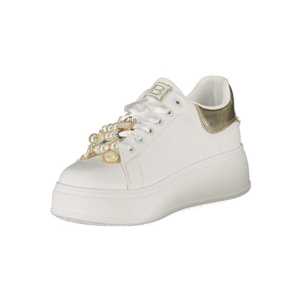 Laura Biagiotti White Polyester Sneaker