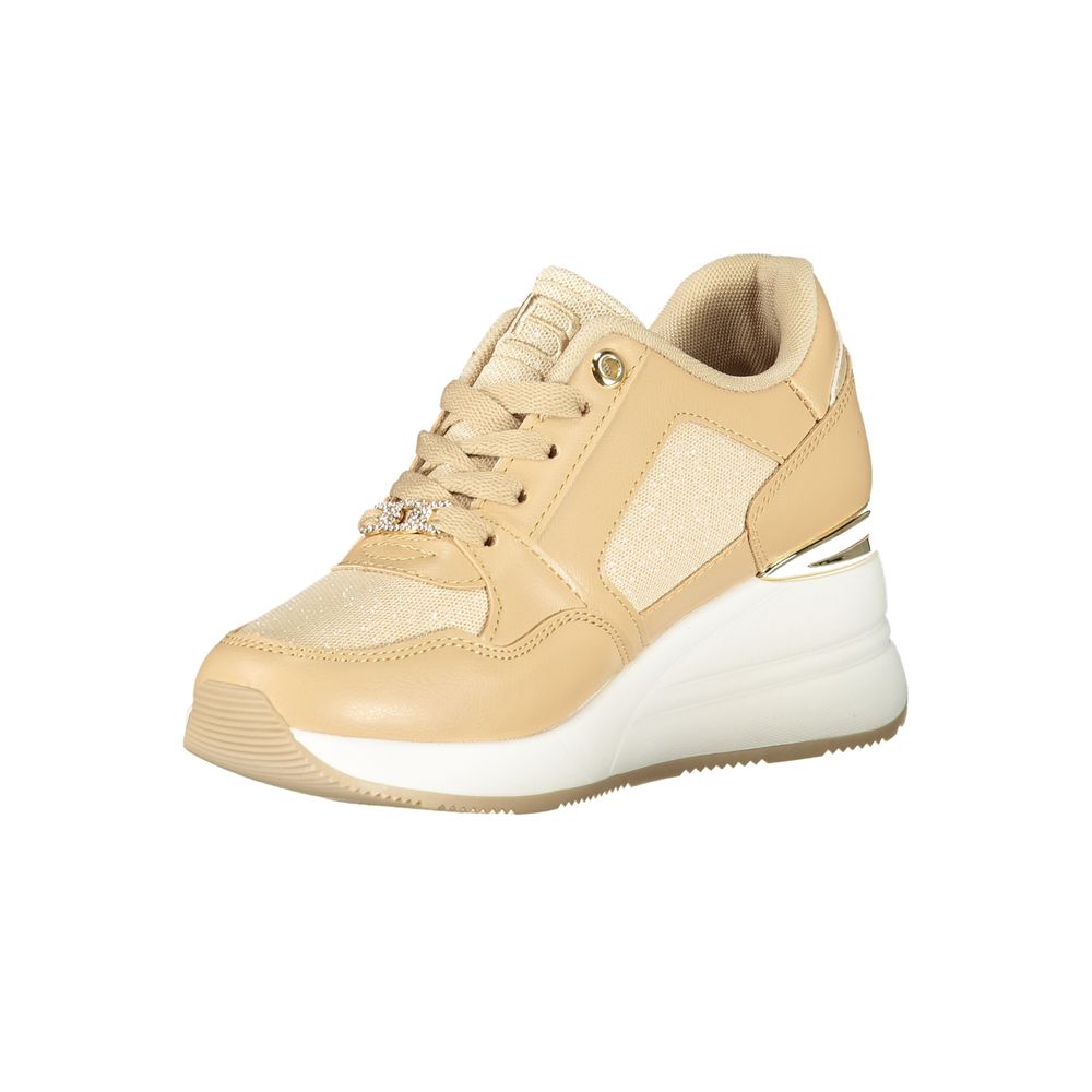 Laura Biagiotti Beige Polyester Sneaker