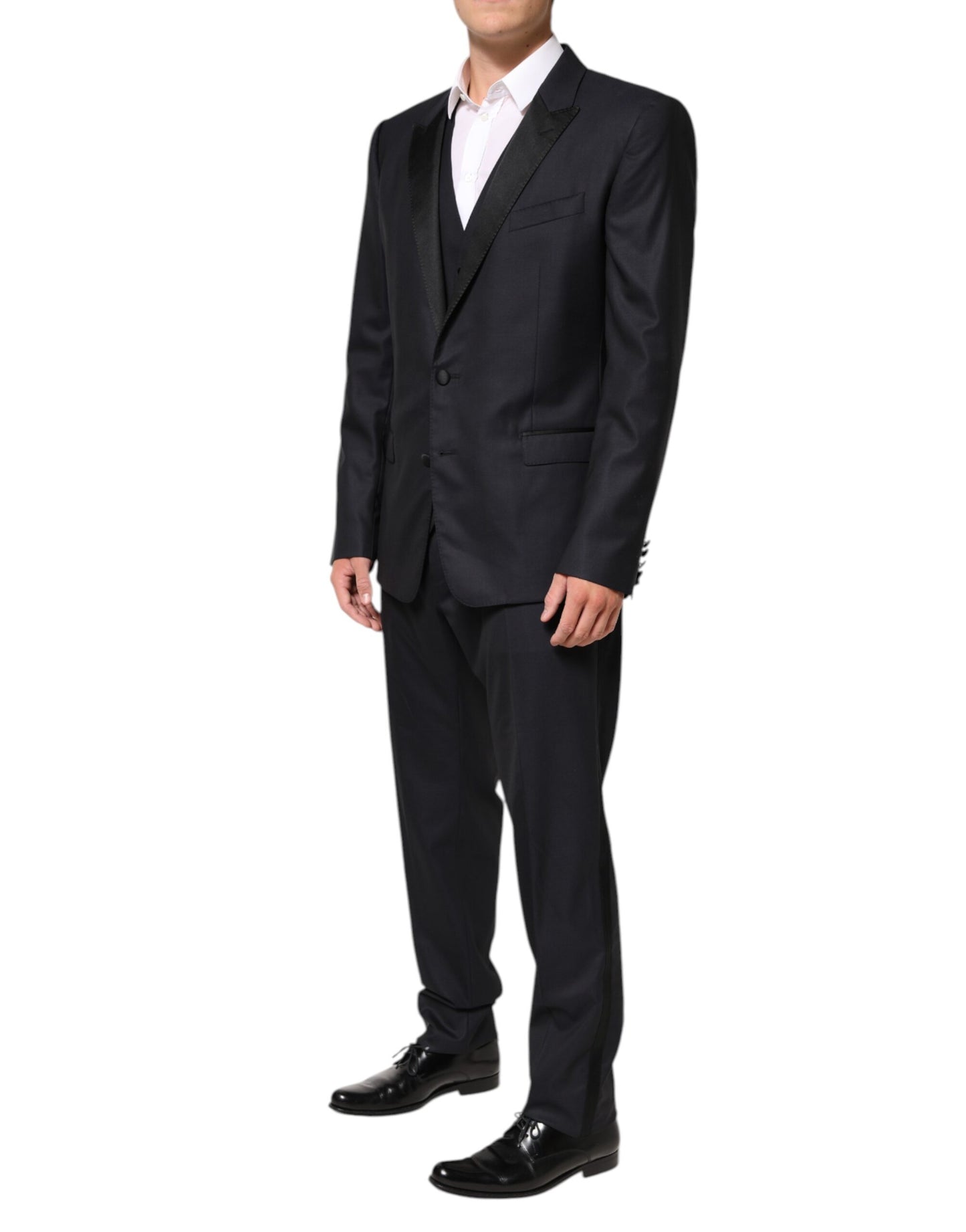 Dolce & Gabbana Black MARTINI 2 Buttons Suit 3 Piece Suit Mens Suit