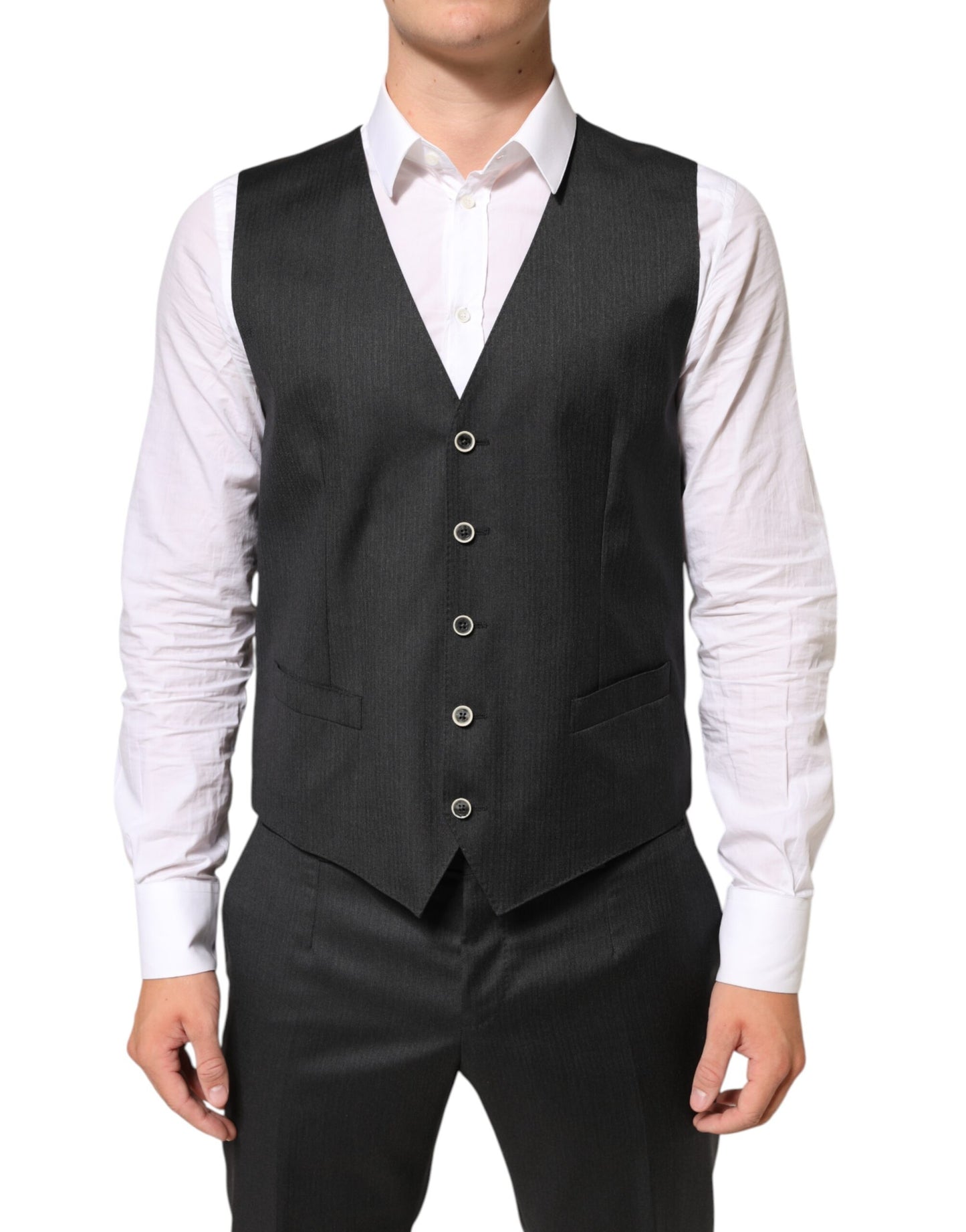 Dolce & Gabbana Black MARTINI 2 Buttons Suit 3 Piece Suit Mens Suit