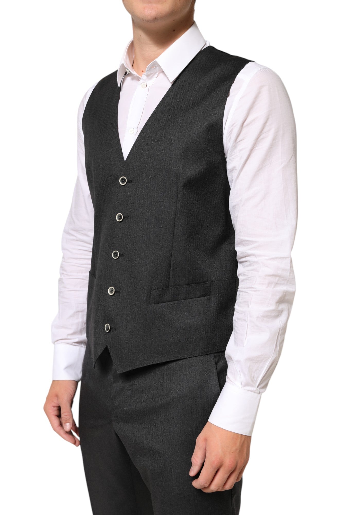 Dolce & Gabbana Black MARTINI 2 Buttons Suit 3 Piece Suit Mens Suit