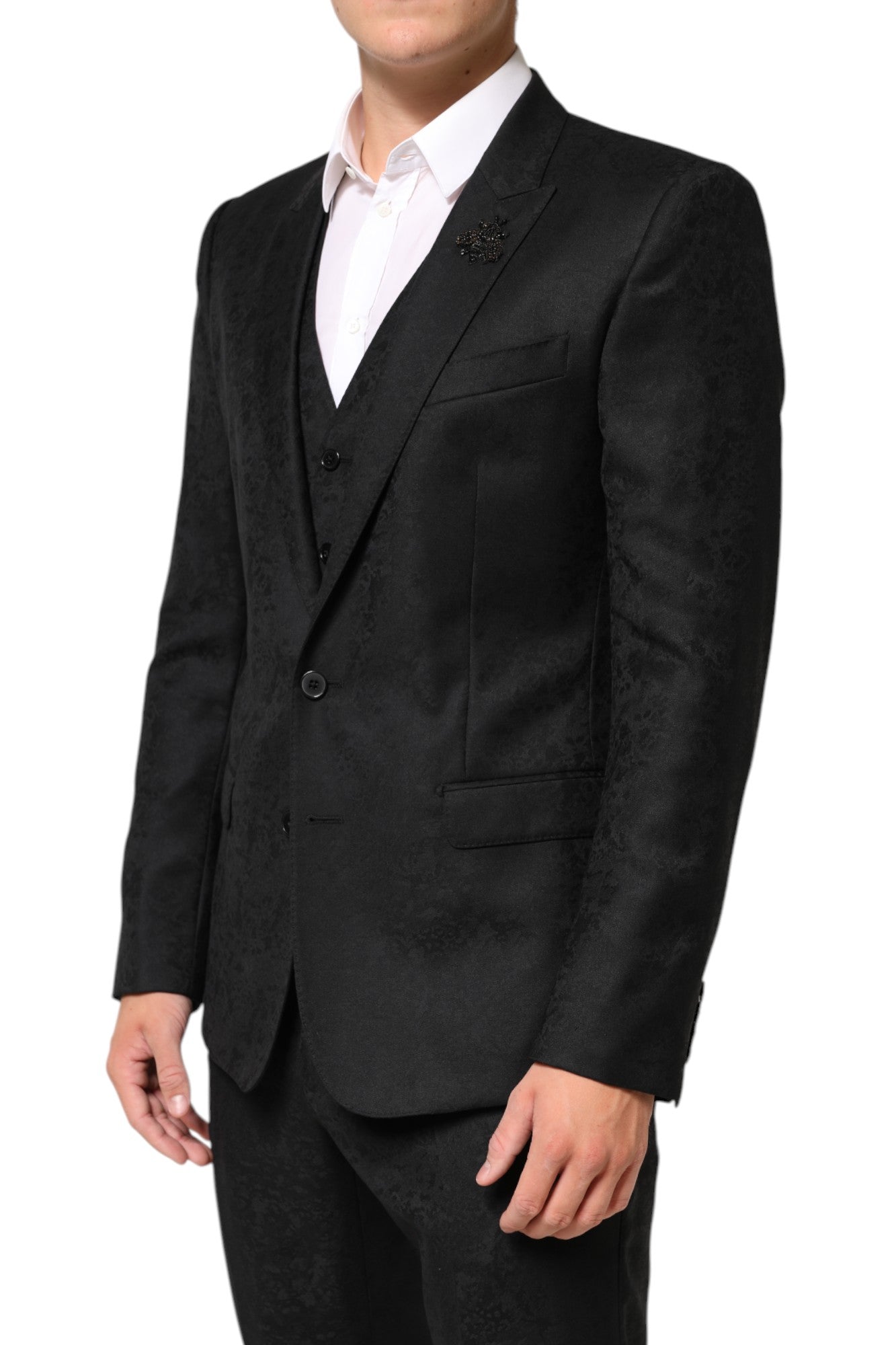 Dolce & Gabbana Black MARTINI 2 Buttons Suit 3 Piece Suit Mens Suit